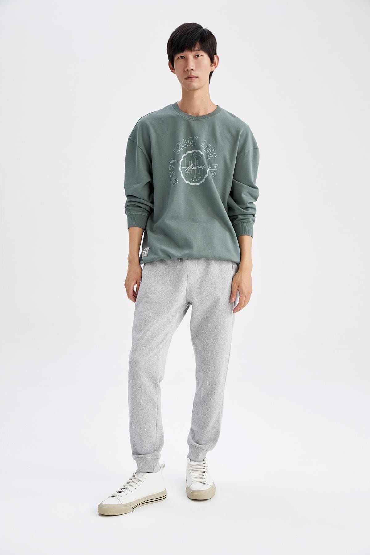 DeFacto-Slim Fit Soft Fuzzy Sweatpants 2