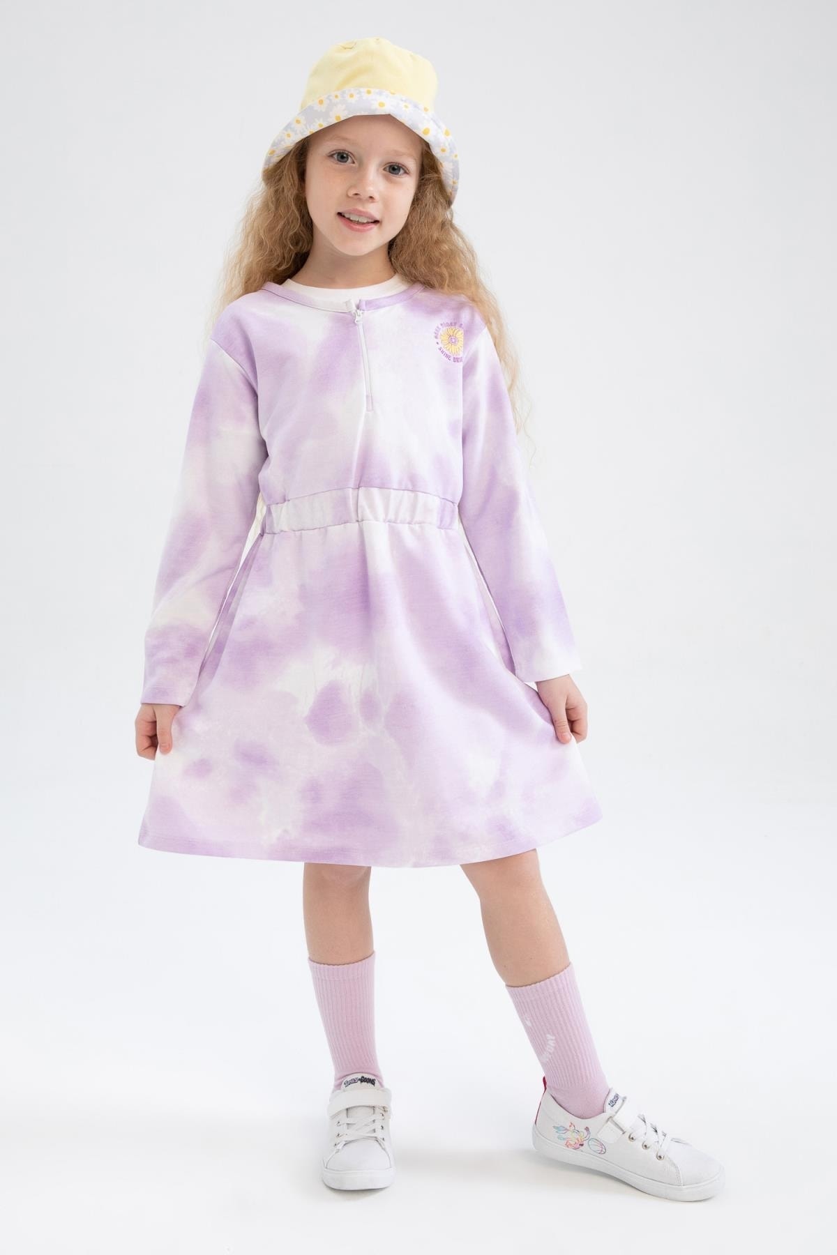 لباس مجلسی دخترانه بنفش دفکتوDefacto | W1294A621AU اورجینال - تصویر 2