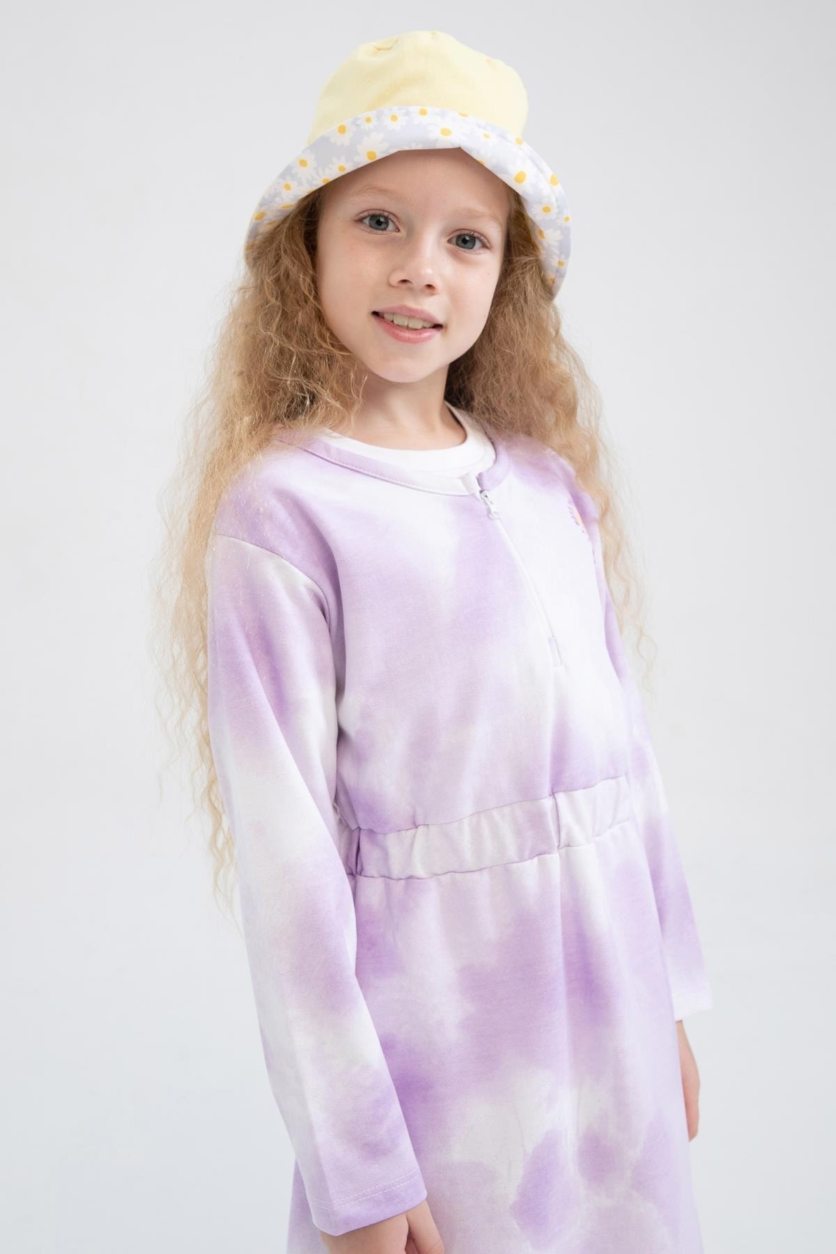 لباس مجلسی دخترانه بنفش دفکتوDefacto | W1294A621AU اورجینال - تصویر 3