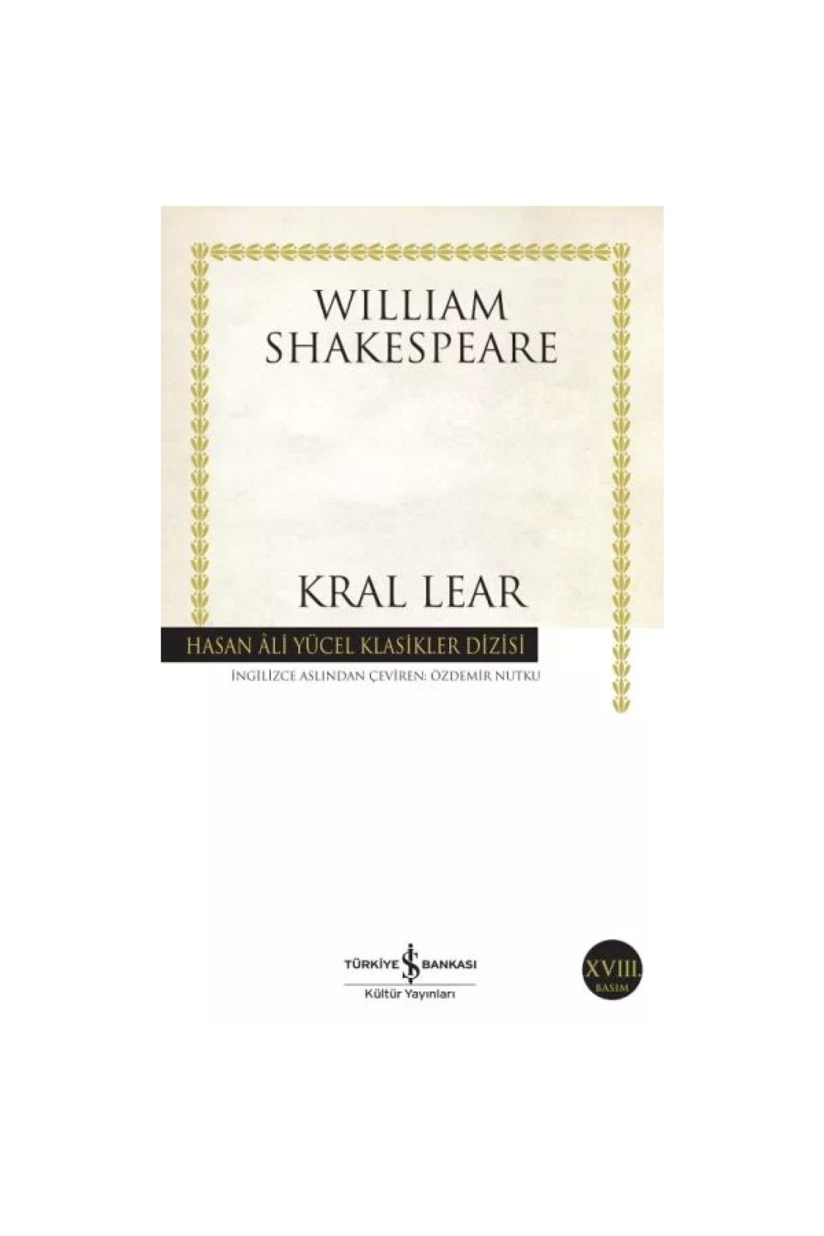 Kral Lear - Hasan Ali Yücel Klasikleri - William Shakespeare