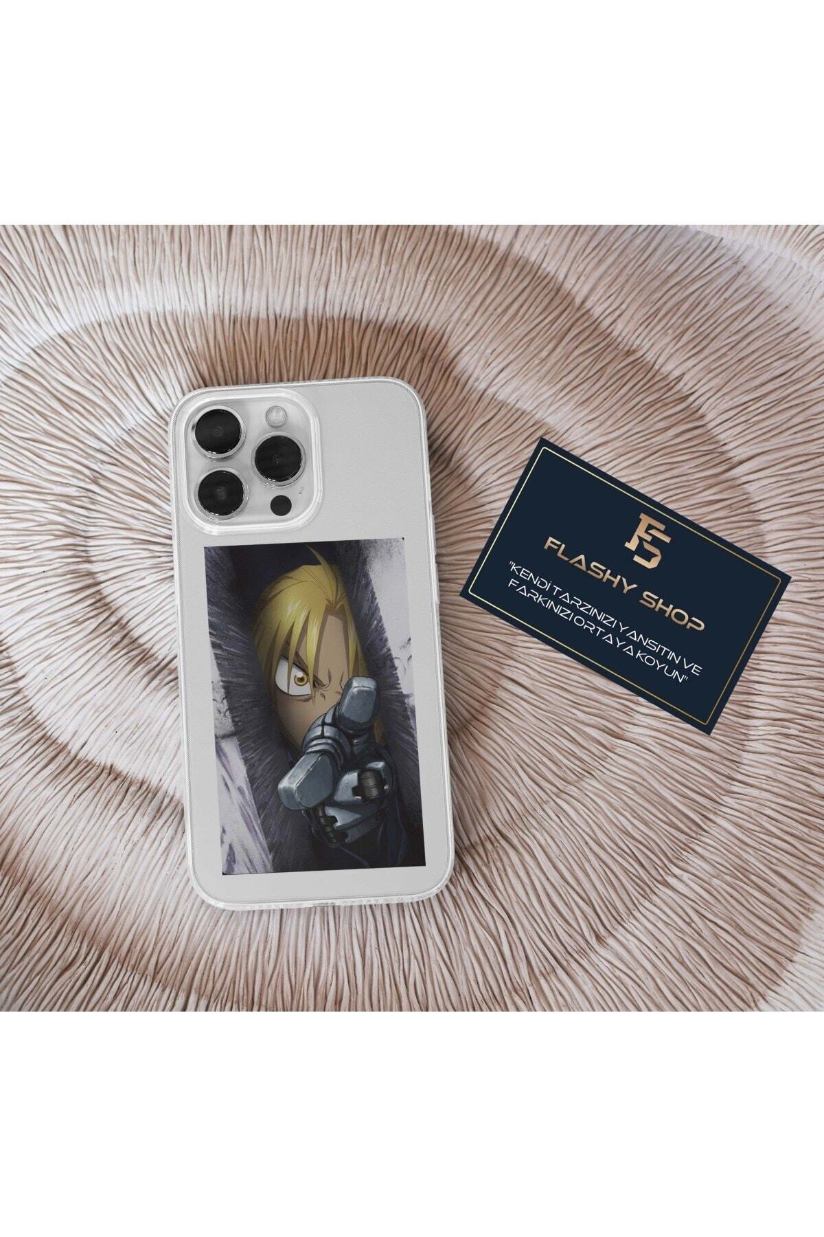 Xiaomi Mi 11 Lite Compatible Fullmetal Alchemist Anime Clear Case with Edward Elric Design
