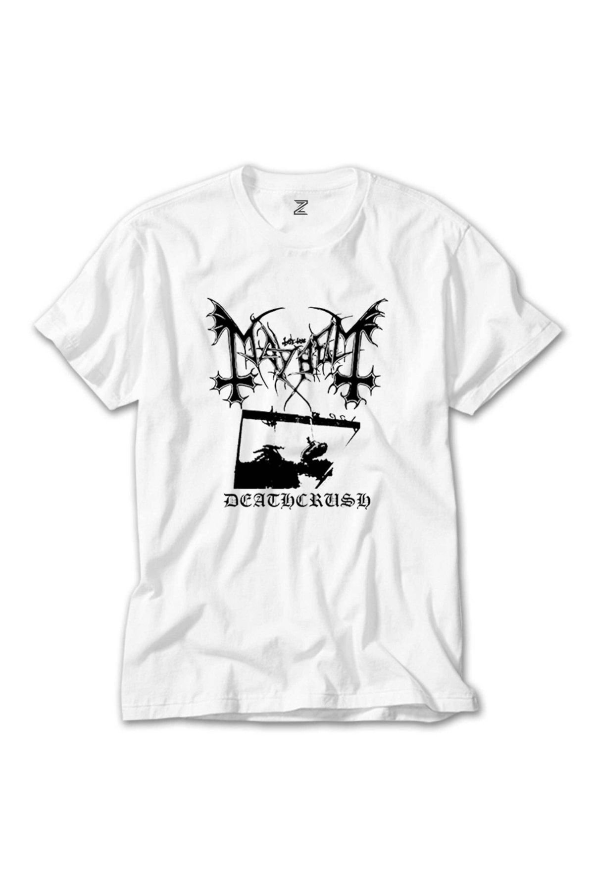 Z zepplin Mayhem Deathcrush White T Shirt Trendyol