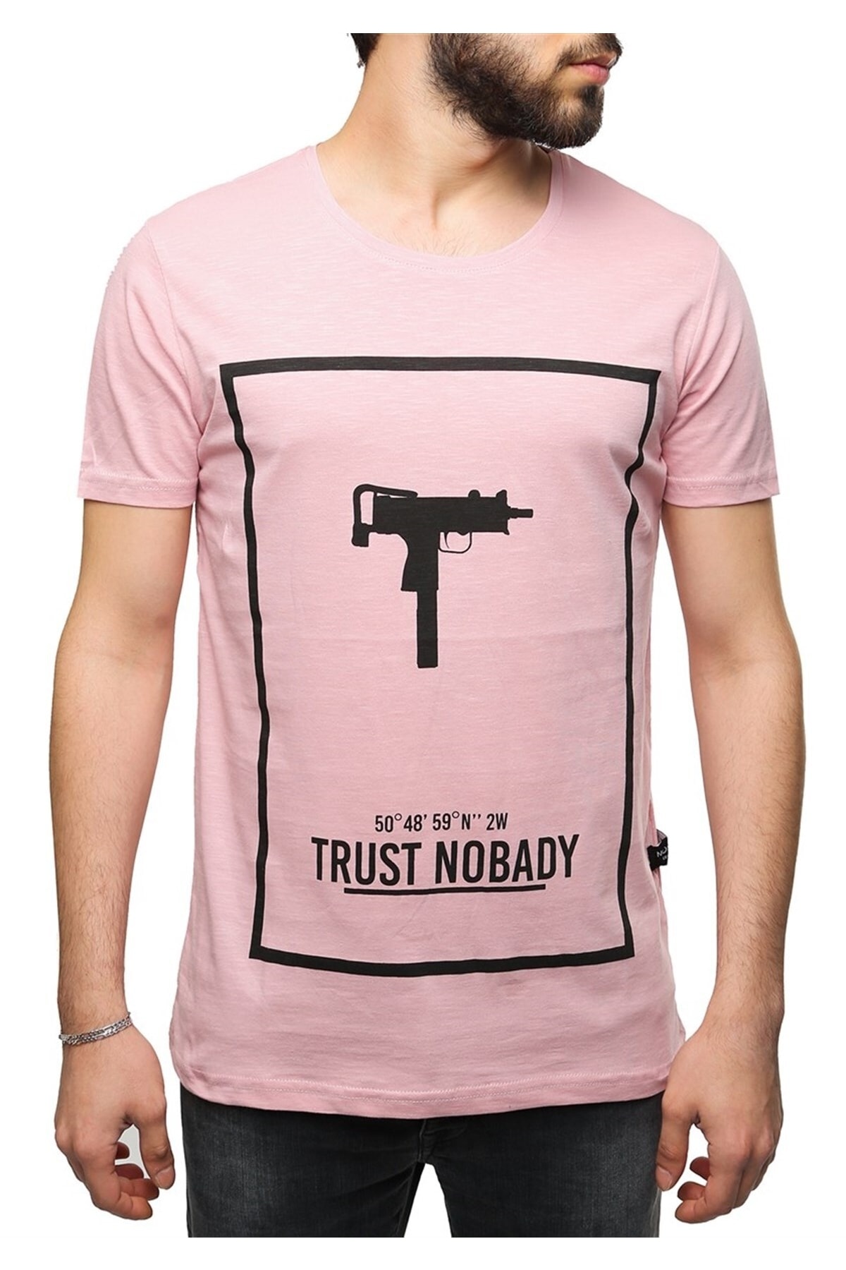 Madmext T-Shirt Rosa Regular Fit Fast ausverkauft