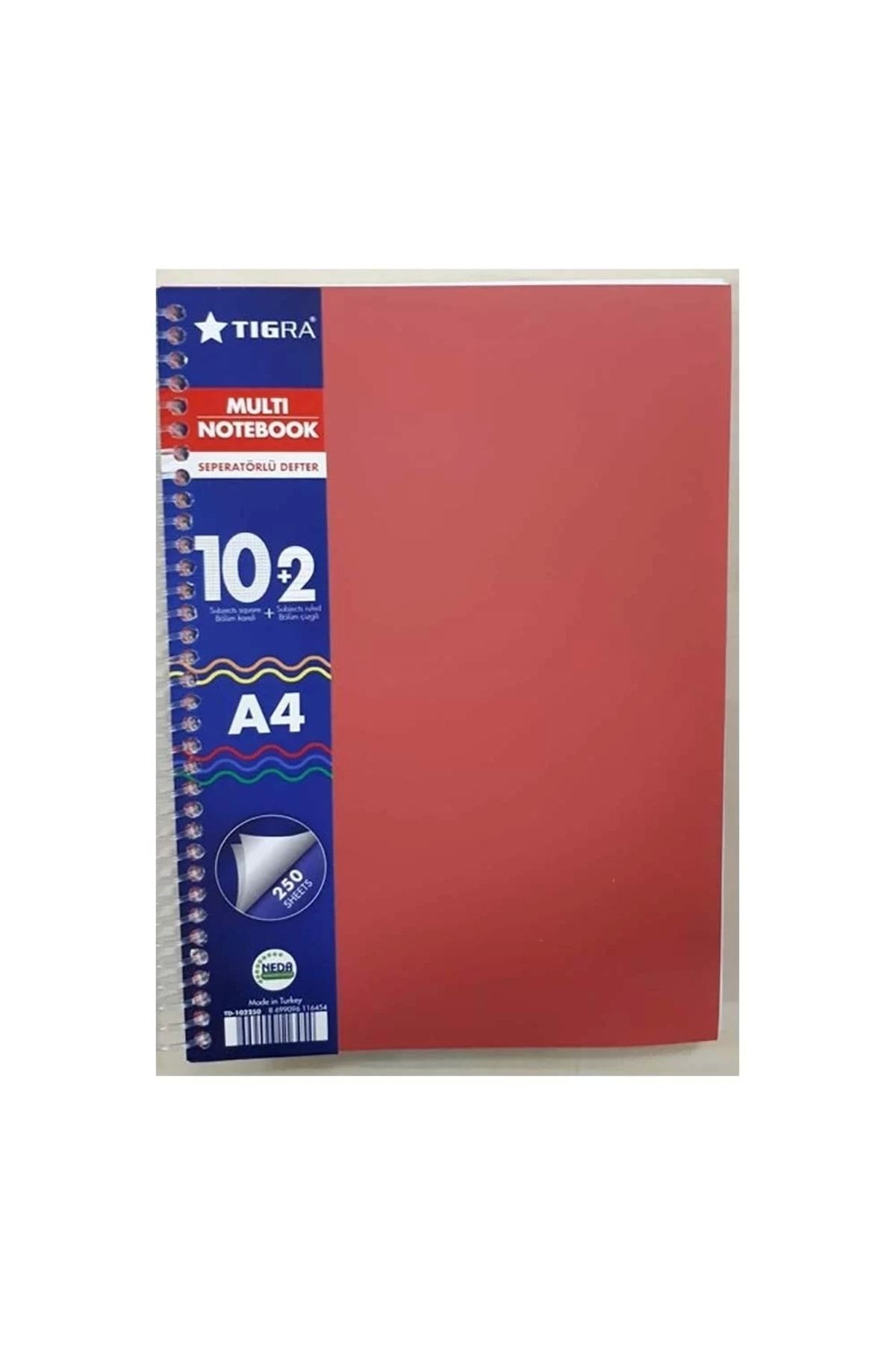 Tigra-250 Yp Multi Notebook - 10+2 Separator Notebook 1