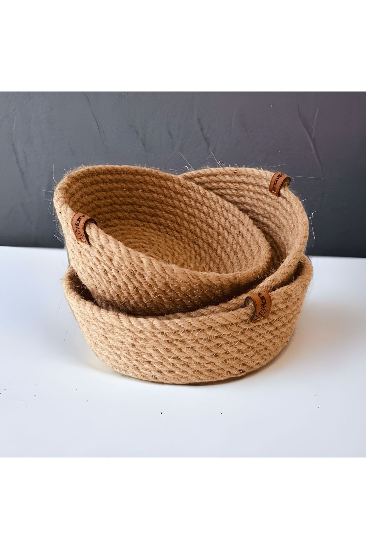 rope accessory Hasır Sepet 3 Lü Düzenleyici