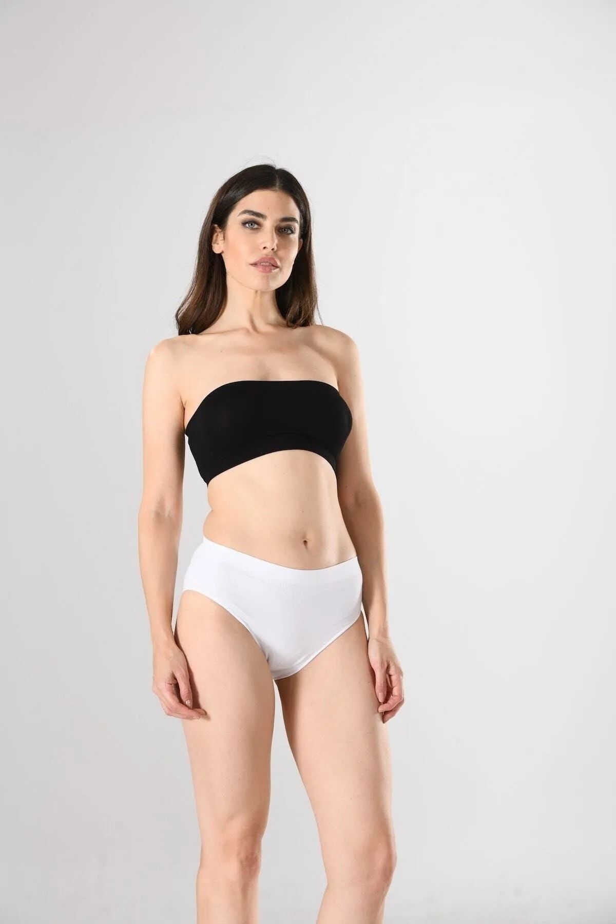 Anıl Women's Beige Micro Pop Up Hip Lifter Panties 2689 - Trendyol