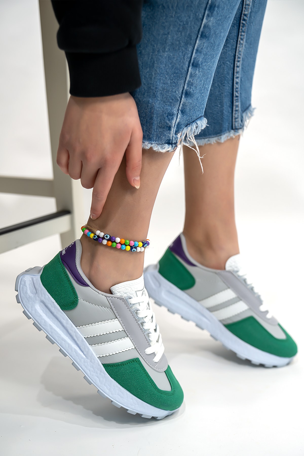 کفش اسنیکر Shupe زنانه جیر | SNKR62 - تصویر 6