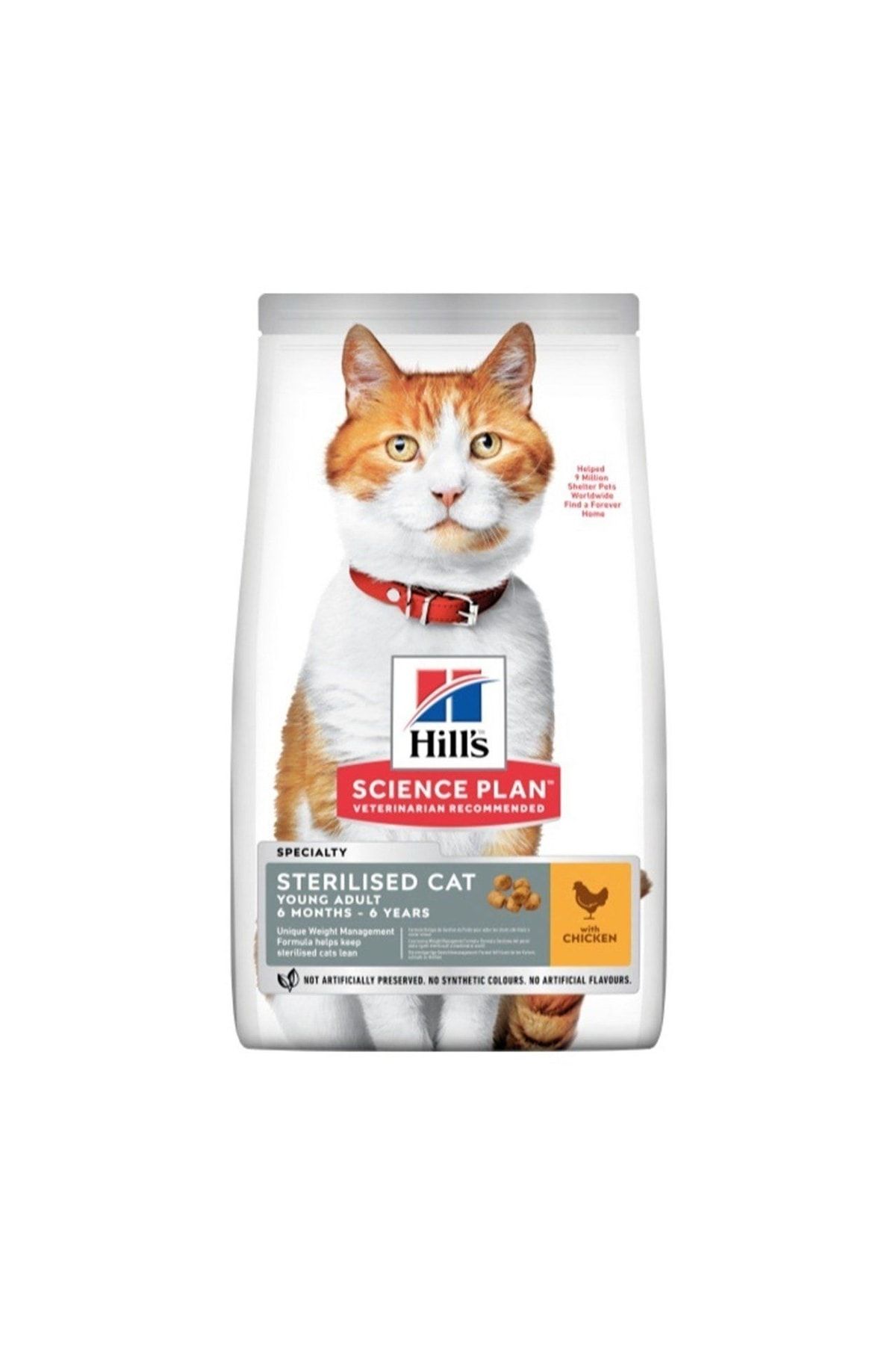 Hills Science Plan Sterilised Young Tavuklu 3 Kg Kısırlaştırılmış Kuru Kedi Maması