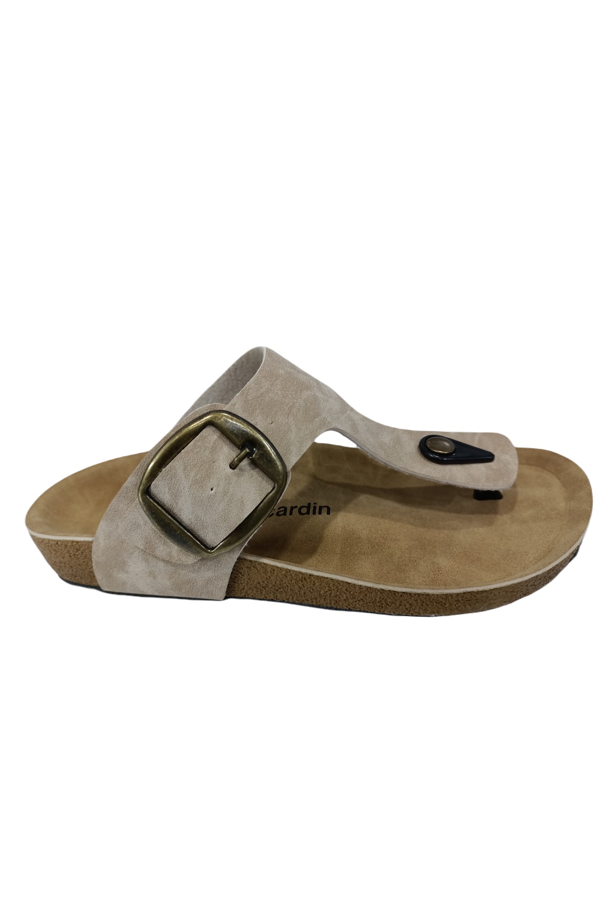 دمپایی Pierre Cardin پیر کاردین زنانه بژ 6960 اورجینال - تصویر 4