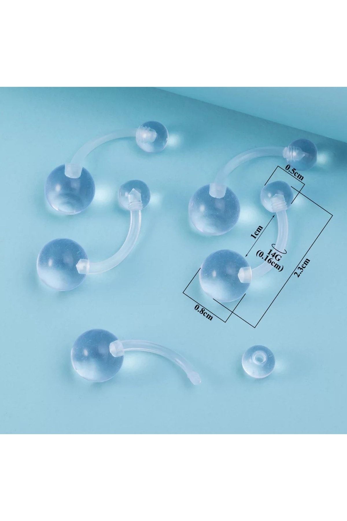 Arescollection Bioplast Antiallergic Silicone Transparent Navel