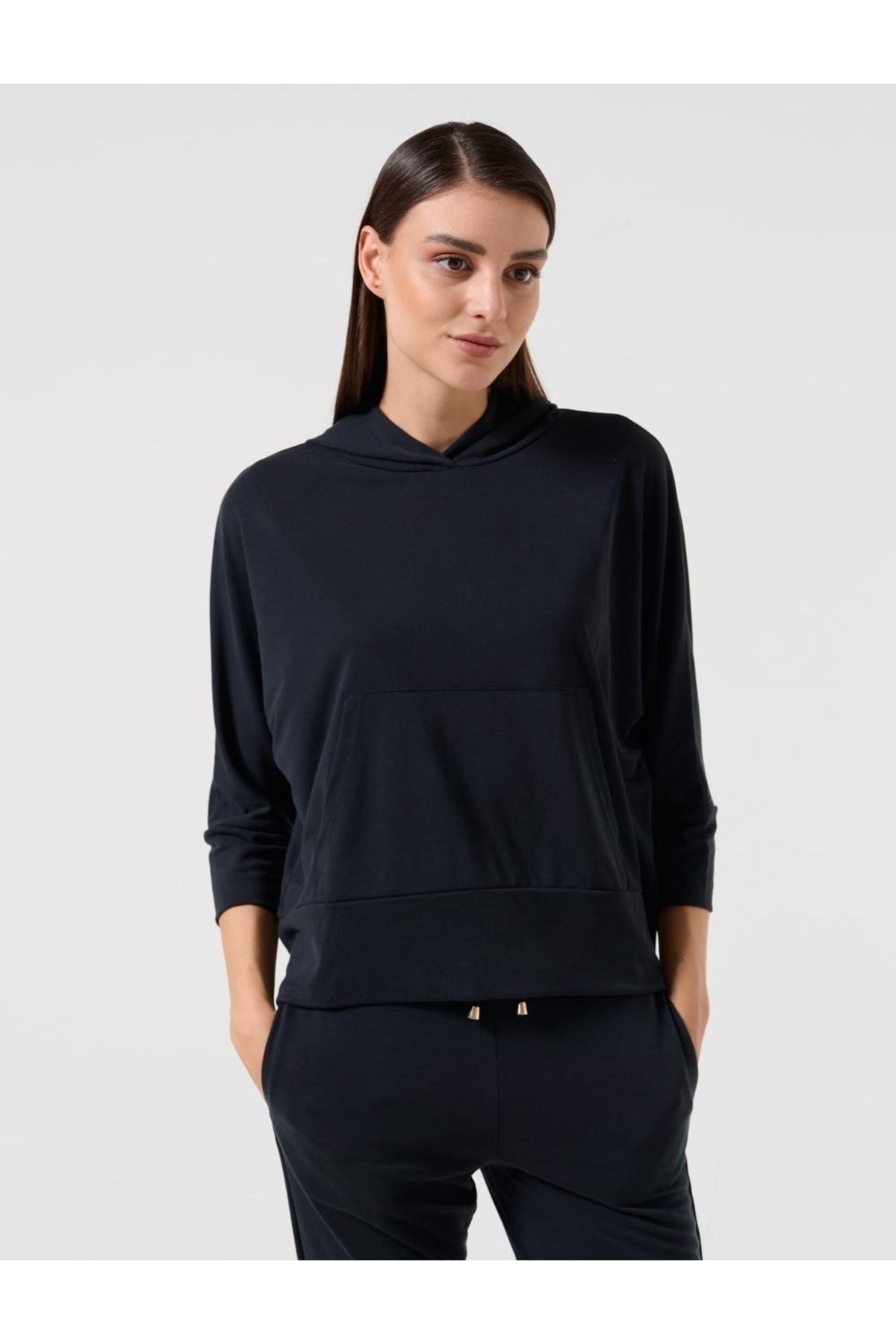Jimmy Key Sweatshirt Schwarz Regular Fit