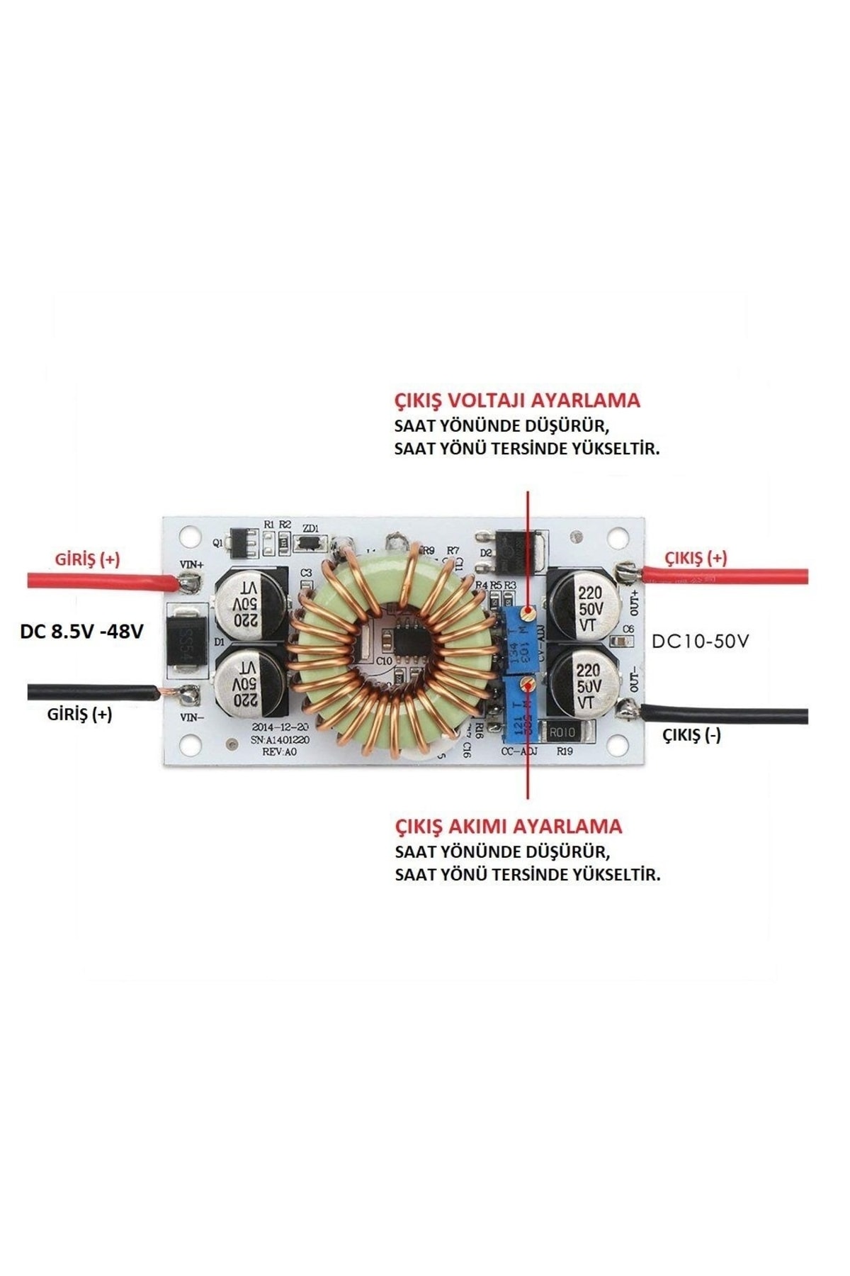 Dc-dc 10a 250w Voltaj Yükseltici Devre Led Sürücü Converter 2