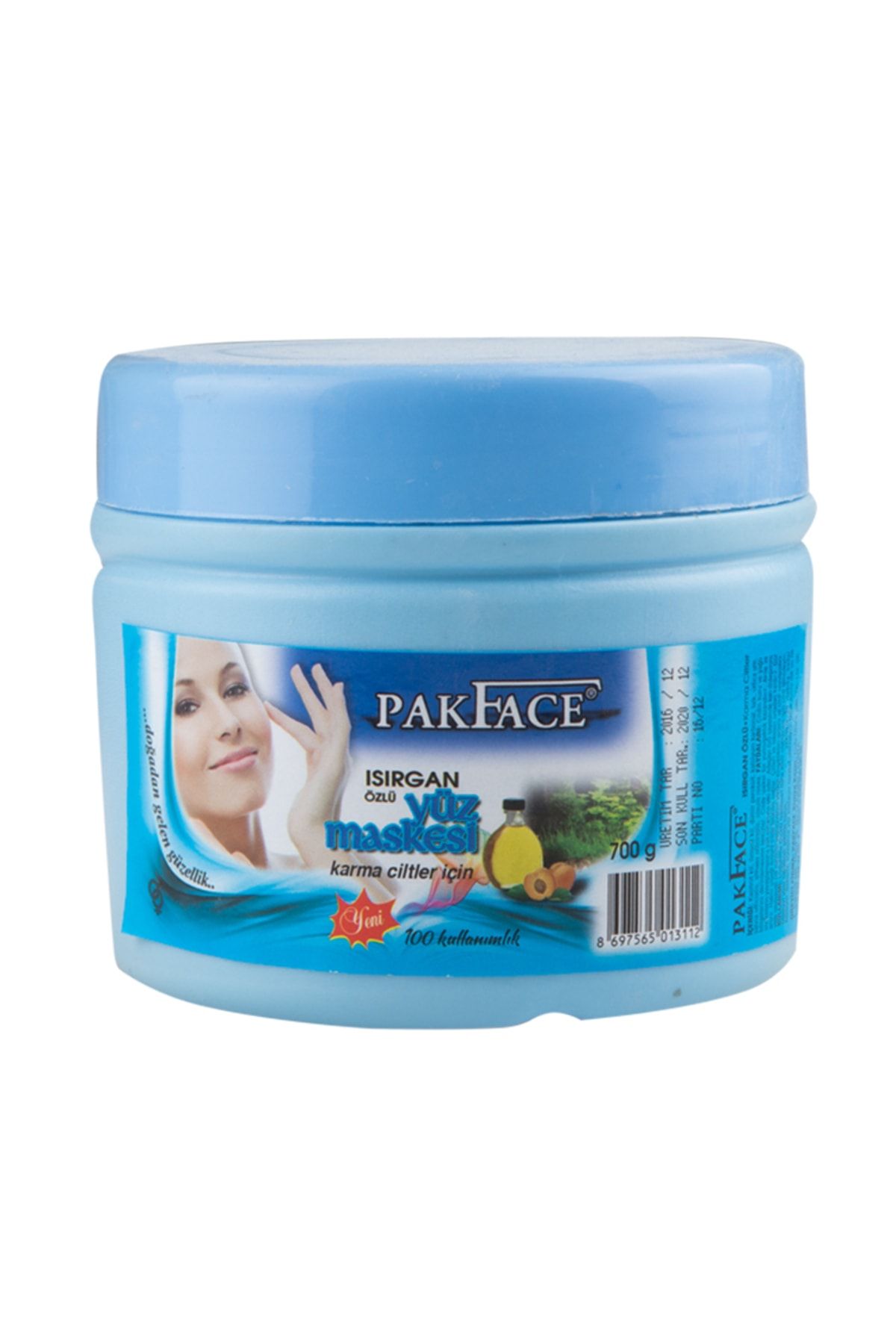 CALRADİA Pakface Yüz Maskesi Isırgan Özlü 500 Ml X 4 Adet