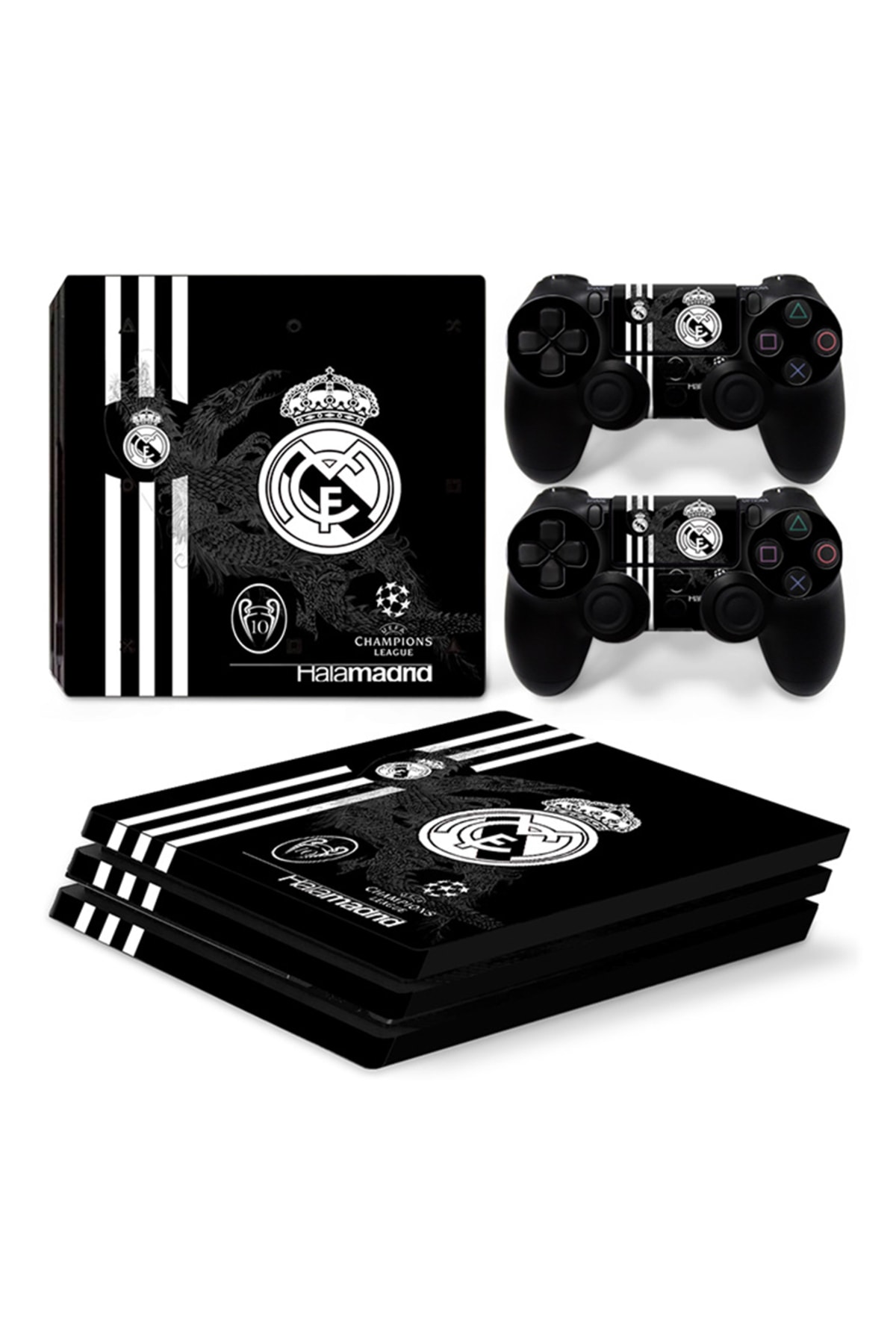 Kt Grup Real Madrid Playstation 4 Pro Full Sticker Kaplamalar