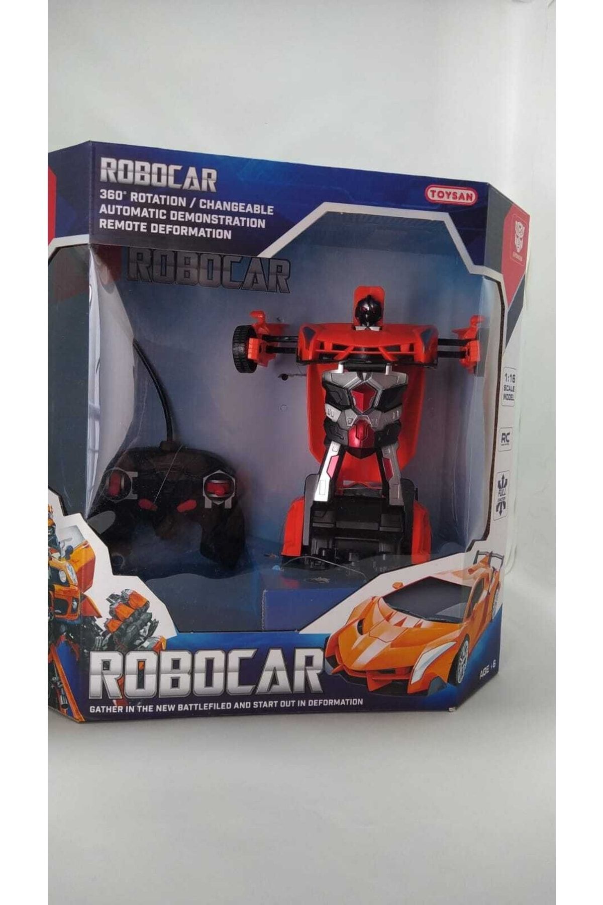 maiss store Toysan Toy-28 Kumandalı Robocar Dönüşebilen Robot