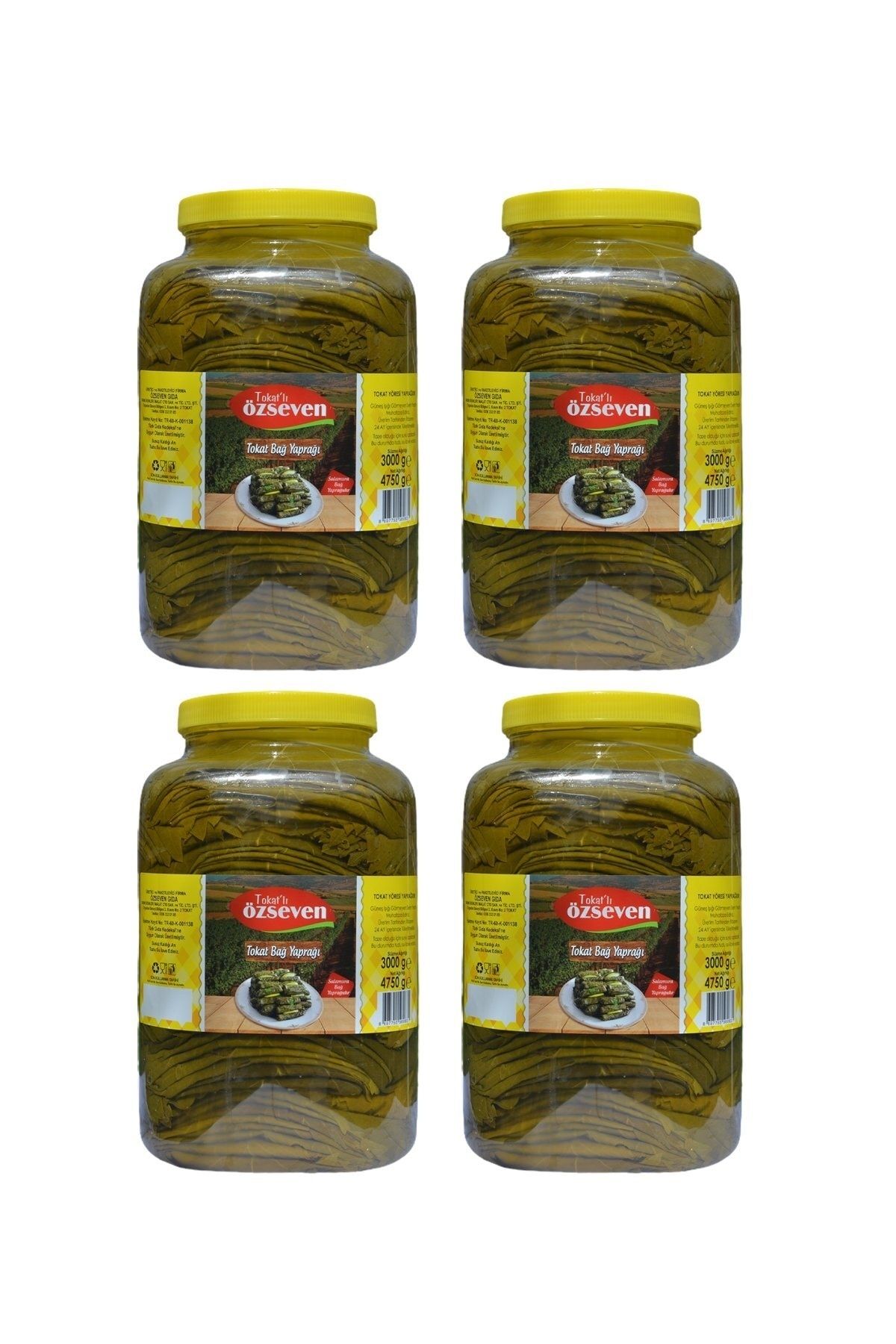 Tokatlı Özseven Özseven Tokat Bağ Yaprağı (4ADET X4750GR-1KOLİ)