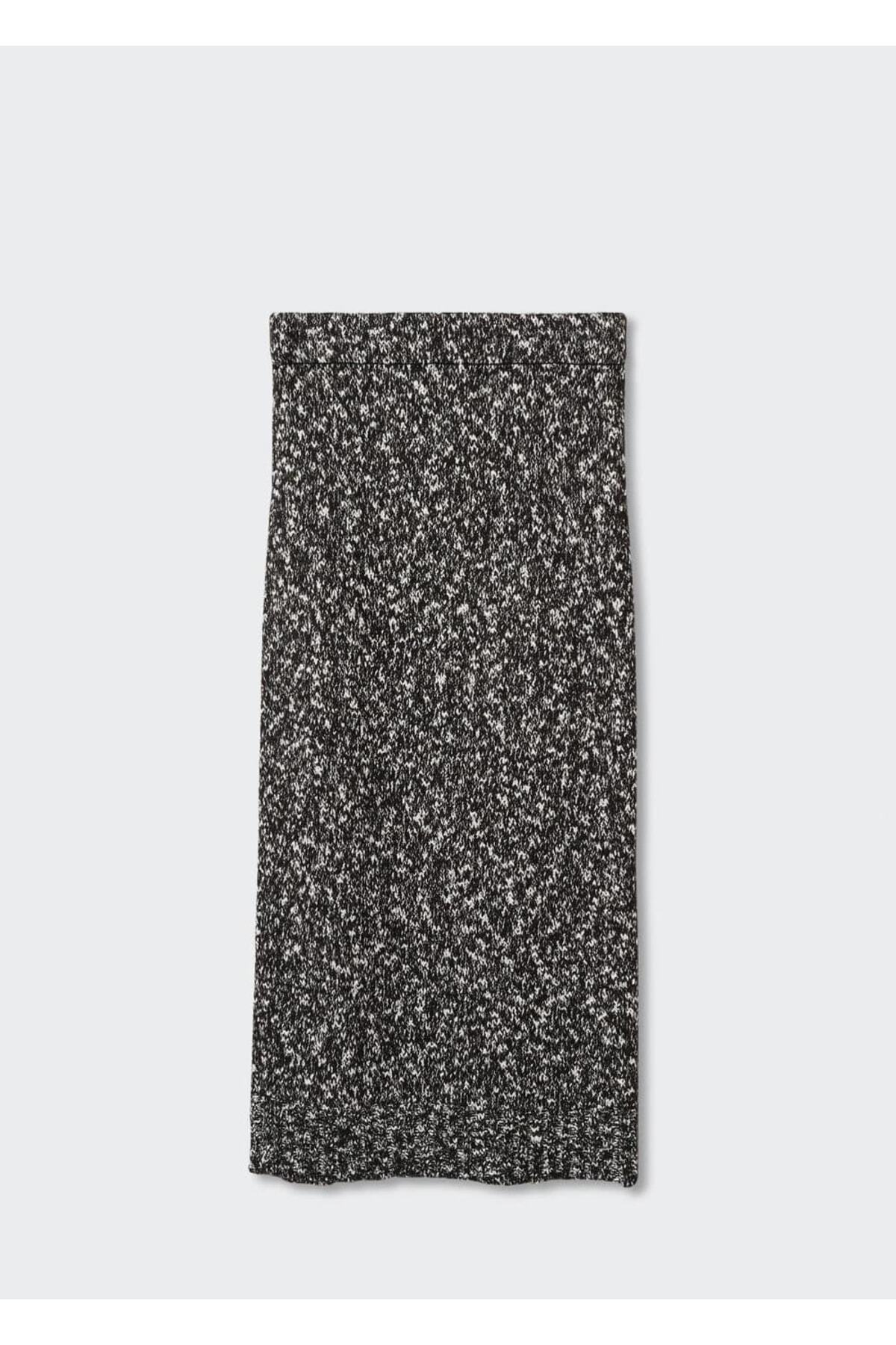 MANGO Woman-Sparkling Knit Skirt 3