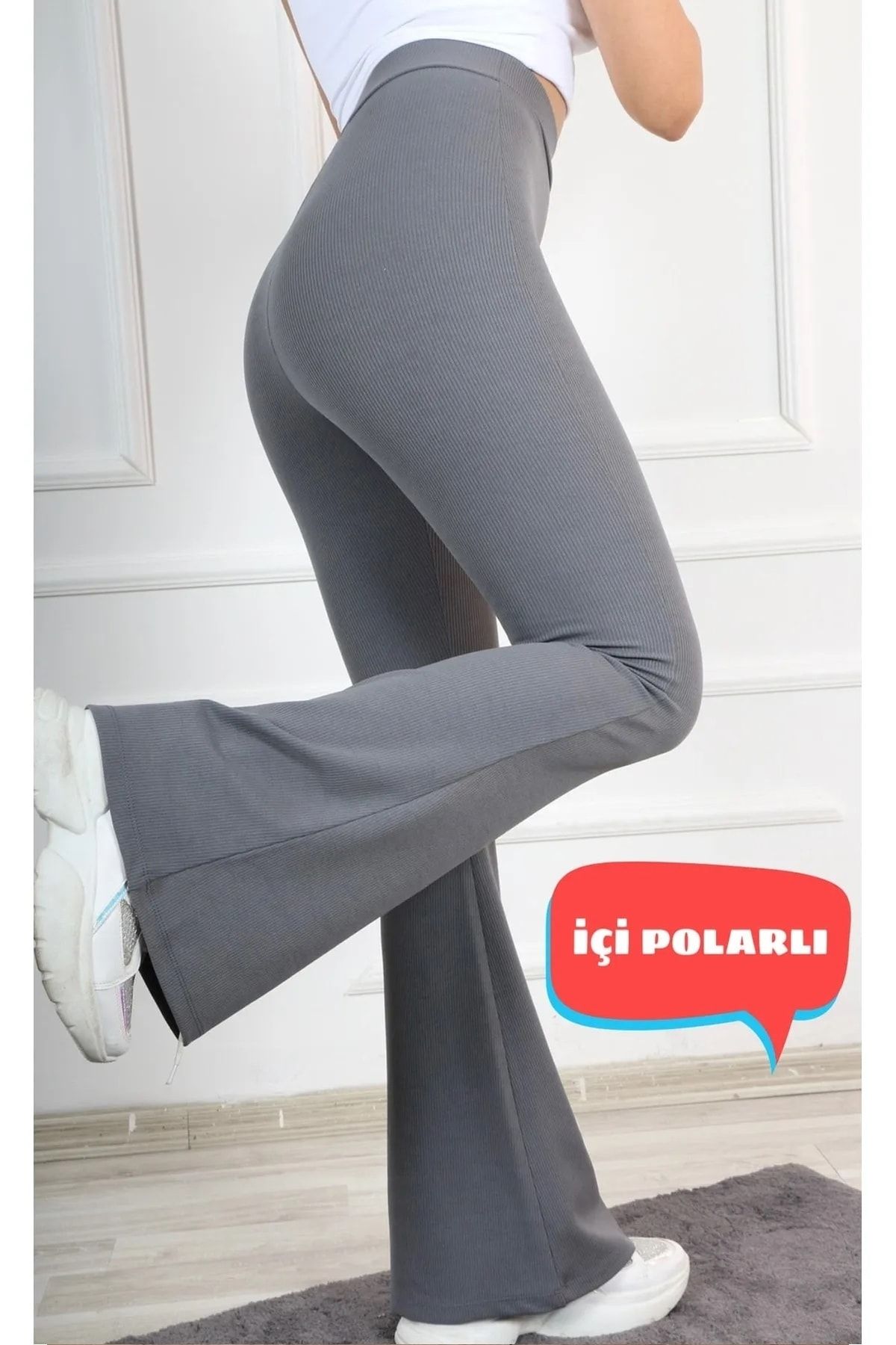 Swana High Waist Winter Ribbed Spanish Leggings Trousers With Fleece Inside for Women price in Dubai UAE Compare Prices