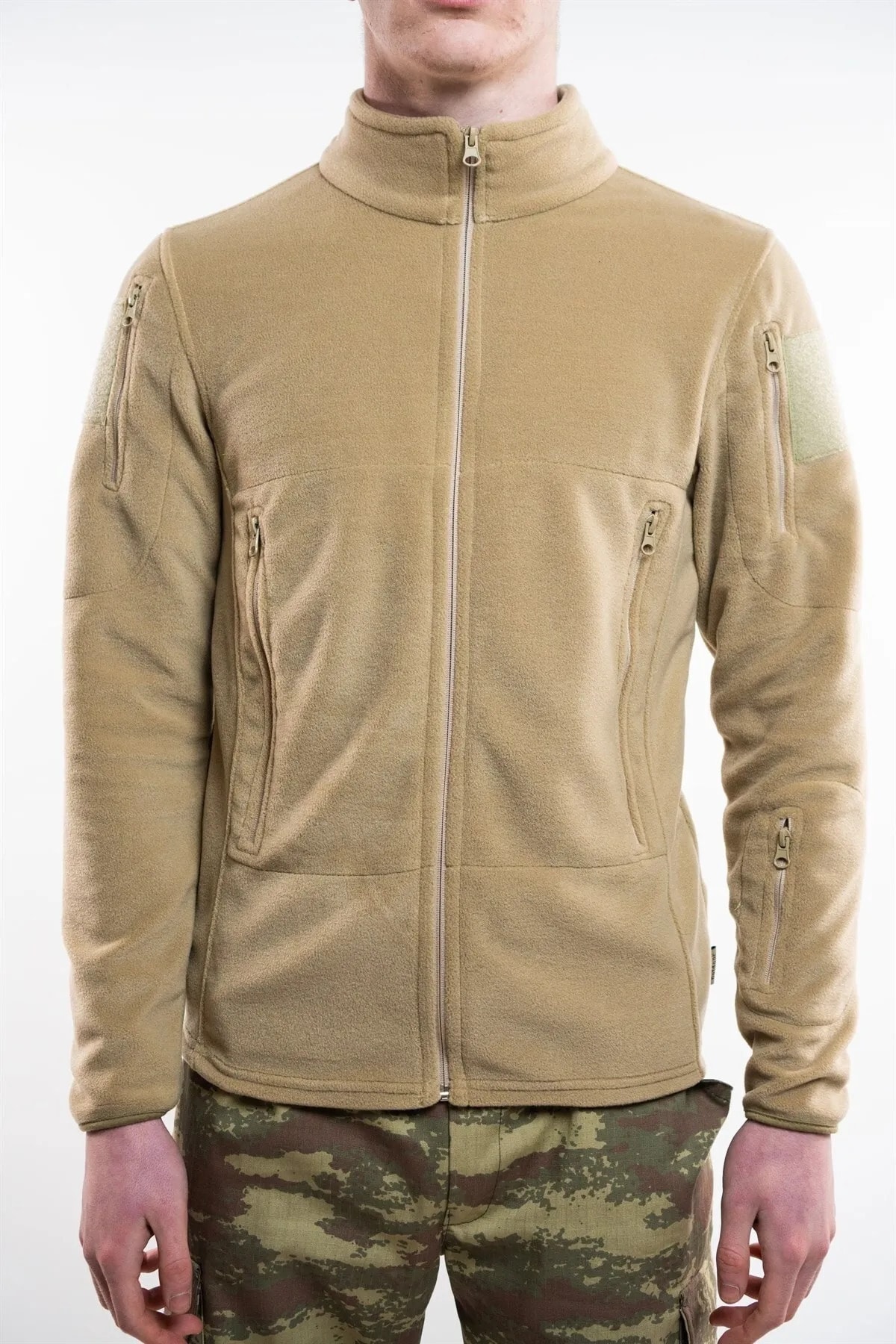 Taktik Sade Mont 5 Cepli Bej Polar Üst — بژ TYC00730950026