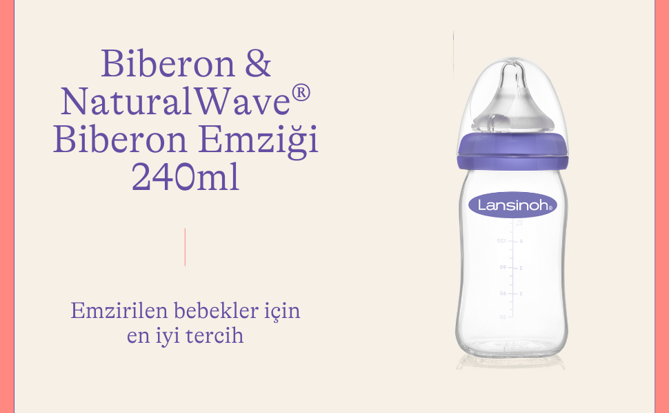 LANSINOH Natural Wave Biberon 240ml Fiyatı, Yorumları - Trendyol