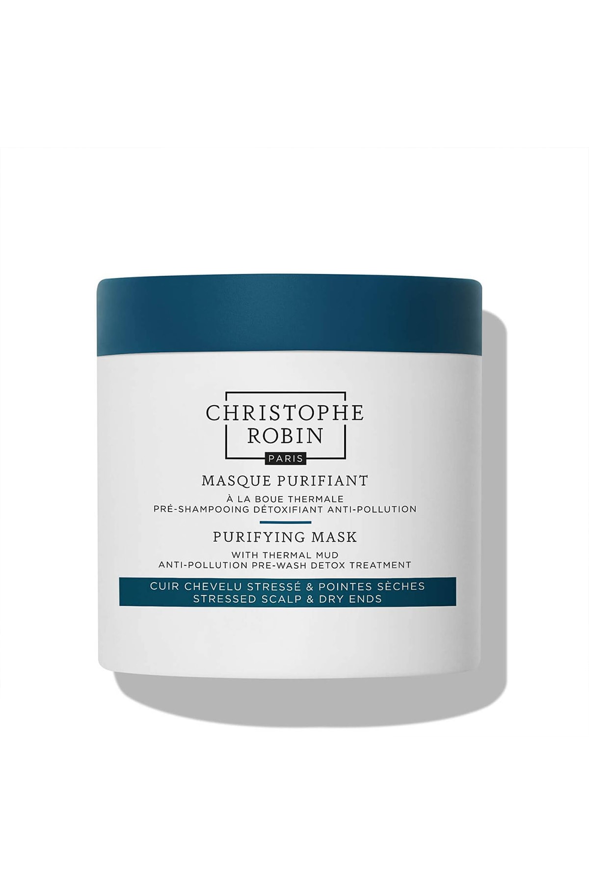christophe robin Purifying Mask With Thermal Mud - 250 Ml