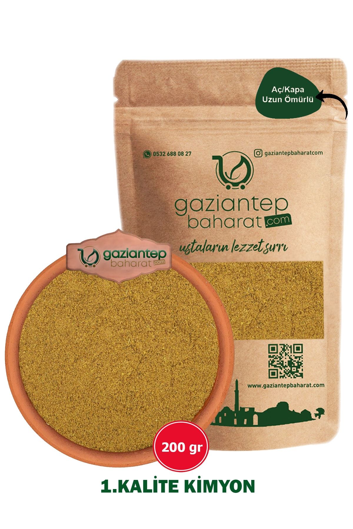 Gaziantep Baharat Kimyon Öğütülmüş 200gr