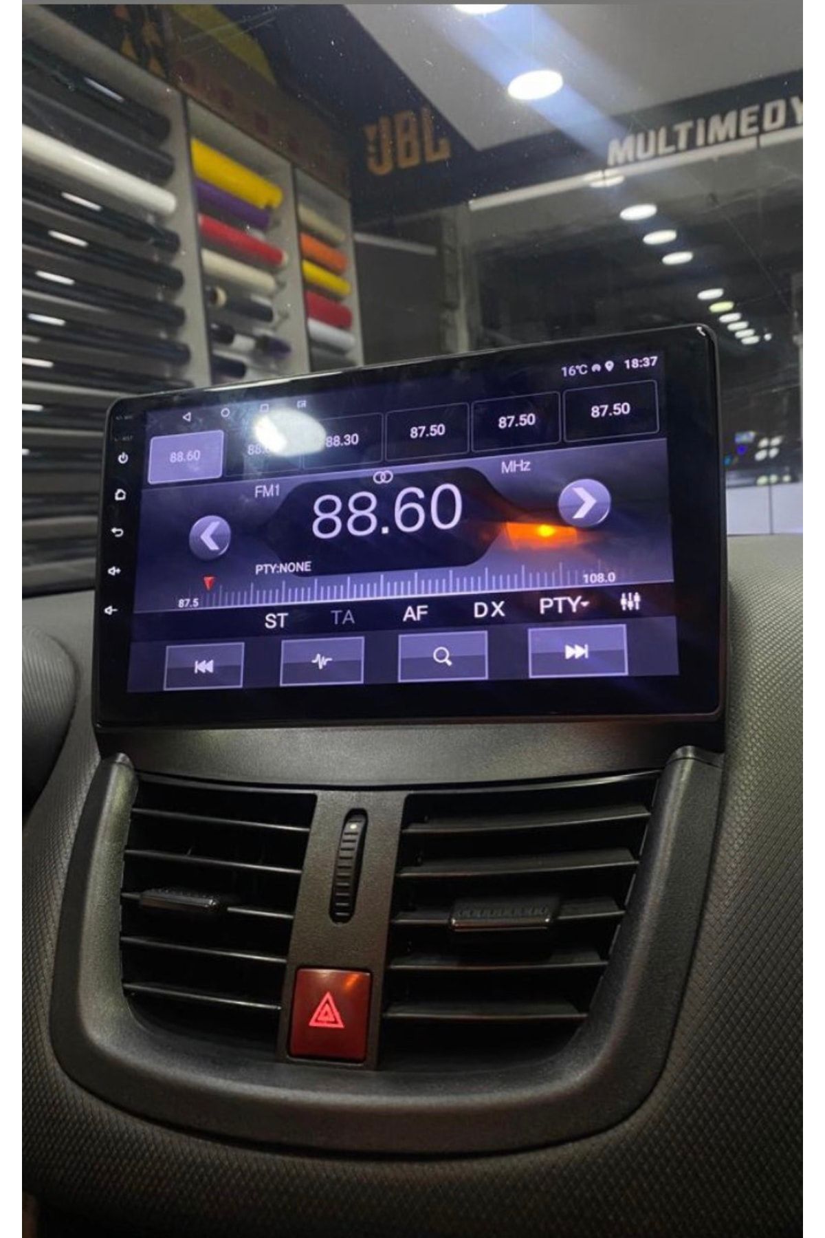 HİFİAUDİO Peugeot 207 Carplay Android Multimedia 2 GB Ram 32 GB Memory