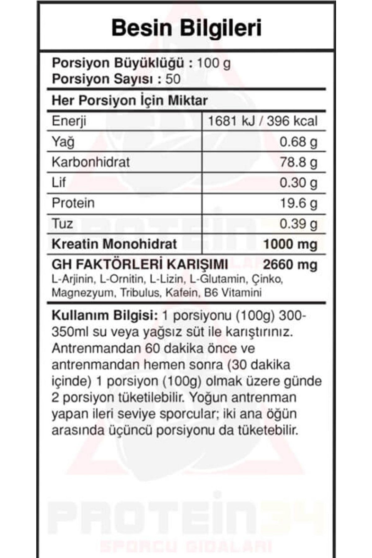 Bigjoy Big Mass Gh Factors 5000 Gr Çilek Aromalı 2