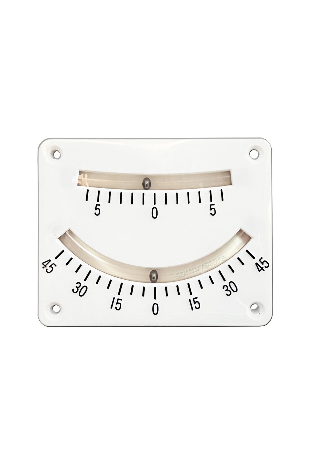Somay Store Tekne Yalpa Göstergesi Klinometre. Sancak/iskele 0°-45° Ve 0°-5° Iki Ayrı Gösterge
