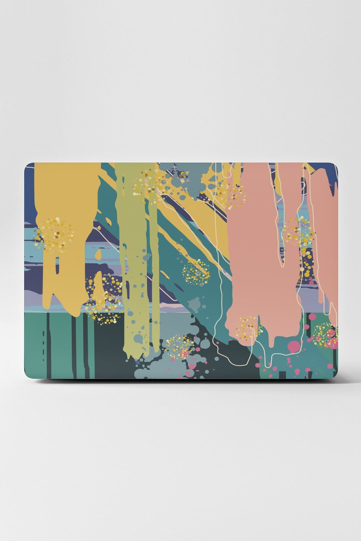 TUGİBU Laptop Sticker Kaplama Notebook Macbook Soyut