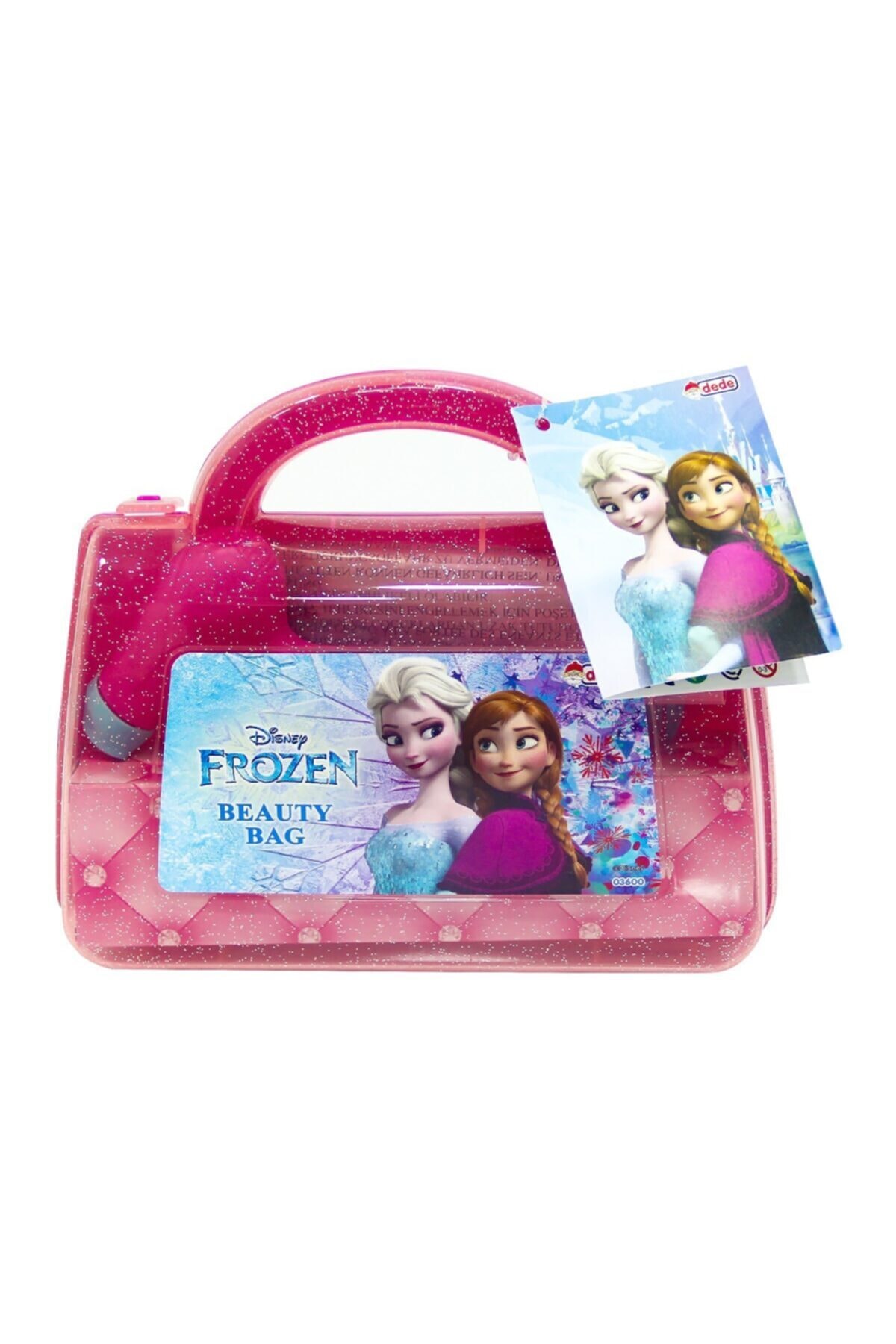 DEDE Kız Çocuk Pembe Frozen Çantalı Güzellik Seti
