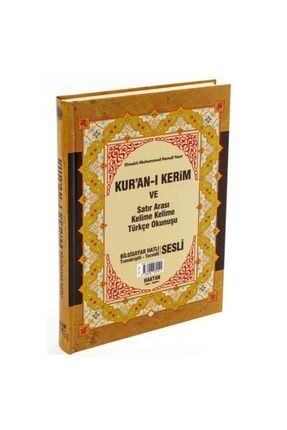 Kur'an-ı Kerim 3'lü Türkçe Okunuşlu Cami Boy (23x34) Tecvidli Ve Mealli 131