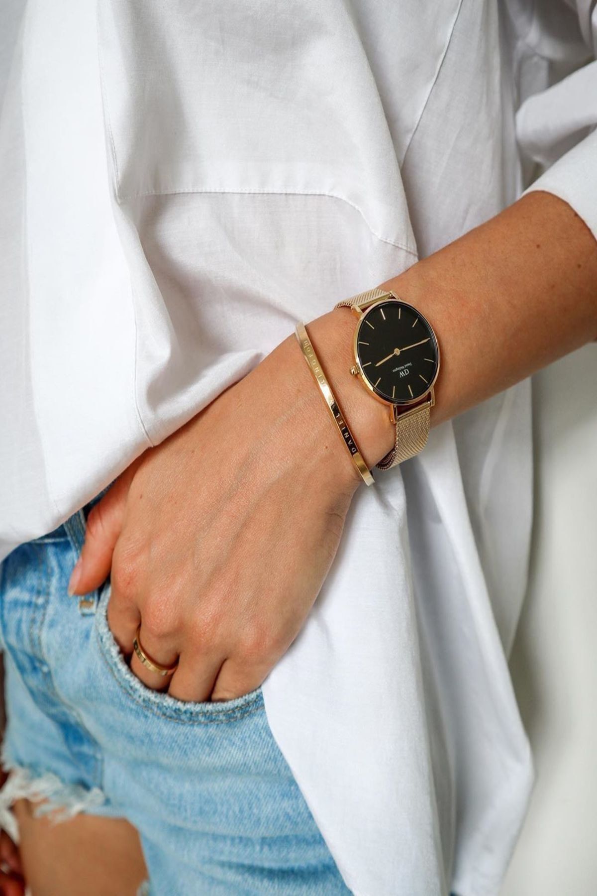 Daniel wellington cheap petite gold