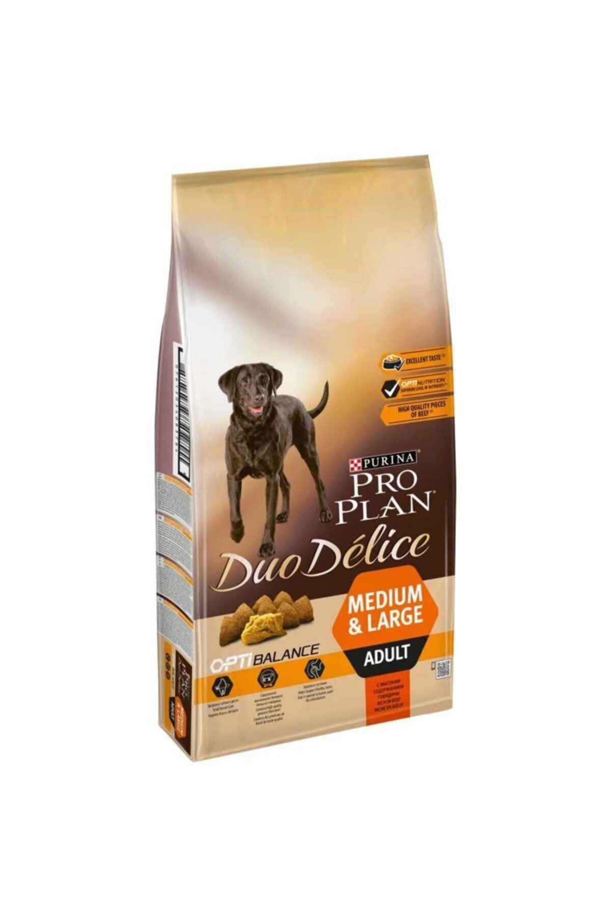 Proplan Pro Plan Duo Delice Medium&large Biftekli Ve Pirinçli Yetişkin Köpek Maması 10 Kg
