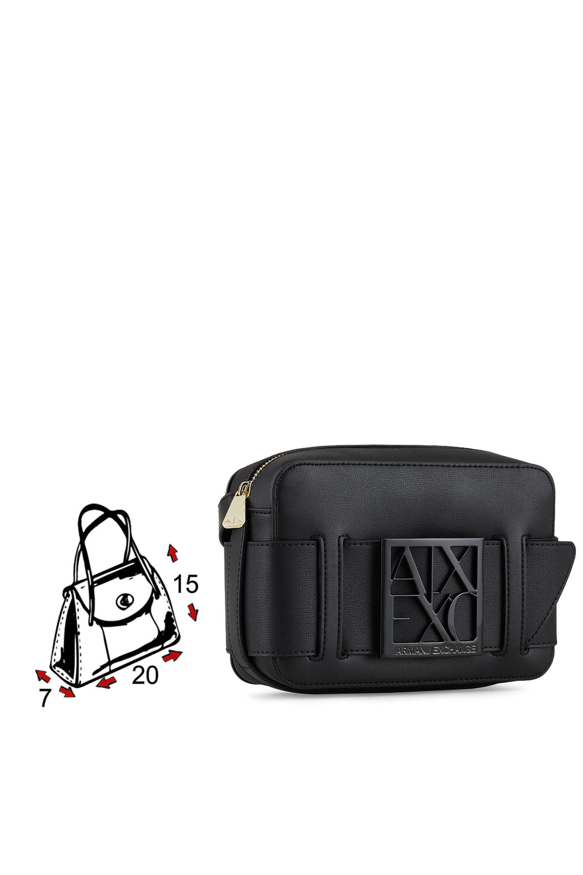 Armani shoulder bag sale hot sale
