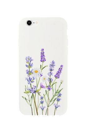Iphone 6 Plus Lavender Premium Beyaz Lansman Silikonlu Kılıf MCIPH6PLLVNT