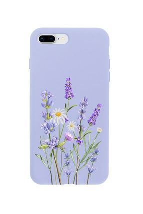 Iphone 8 Plus Lavender Premium Lila Lansman Silikonlu Kılıf MCIPH8PLLVNT