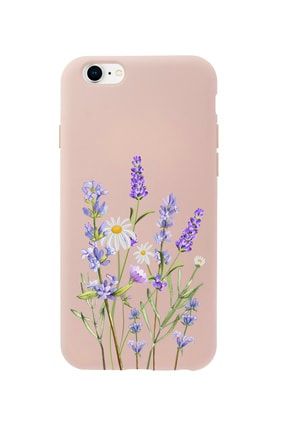 Iphone 6 Plus Lavender Premium Pembe Lansman Silikonlu Kılıf MCIPH6PLLVNT