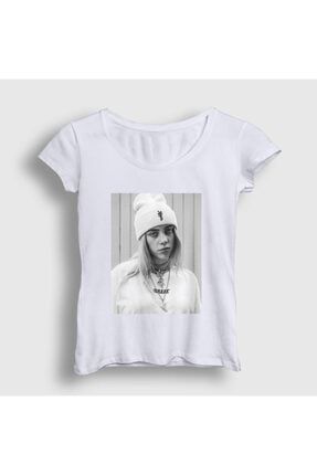 Kadın Beyaz Billie Eilish T-shirt 153718tt