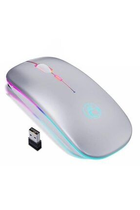 2.4ghz Rgb Işıklı Sessiz Şarj Edilebilir Kablosuz Mouse RGB Mouse