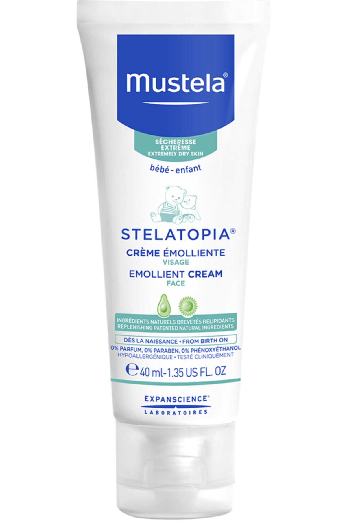 Mustela Stelatopia Emollient Face Cream Yüz Kremi 40 Ml