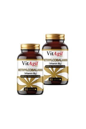Gold Methylcobalamin Vitamin B12 30 Kapsül X2 Adet u-VTGL_MTHYCBL_ST2
