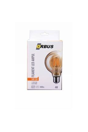 G95 6w Filament Bulb Amber E27 Ra80 220- 240v/50hz 2200 K Sarı Işık Ampul EVİDEA10193