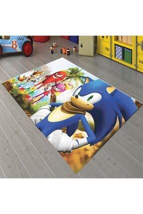 Sonic Boom Kaymaz Taban Çocuk Odası Halısı gezcocuk_923