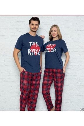Kadın Kısa Kollu Queen Pijama Takımı 50108-1 MBGarc-50108-1