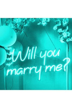 Will You Marry Me? Neon Led Tablo NND1021
