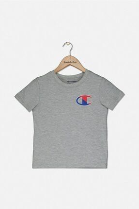 Erkek Tişört Toddler Girls French Terry Logo T-shirt Oxford Grey CS5921-HEATHER