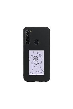 Xiaomi Redmi Note 8 Uyumlu Gezegen Kadın Desenli Telefon Kılıfı MİN8LN-044