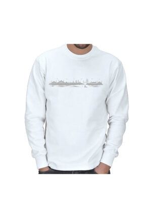 Istanbul - 8 Tasarımlı Kışlık Sweatshirt Erkek Sweatshırt TD85161