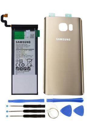 Samsung Galaxy Note 5 Sm-n920c N920f Batarya Pil 3000 Mah Arka Pil Kapağı Cam Tamir Seti Gold 0001256F11
